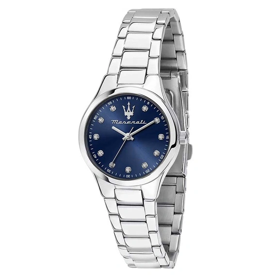 Maserati Attrazione Stainless Steel Blue Sunray Dial Quartz R8853151506 Women's Watch