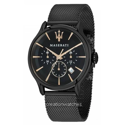 Maserati Epoca Chronograph Quartz Relógio Masculino R8873618006