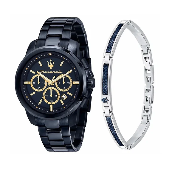 Orologio Maserati Uomo Successo – Cronografo Al Quarzo – Cassa In Acciaio 44mm – Quadranti Luminescenti – R8873621002 - 3