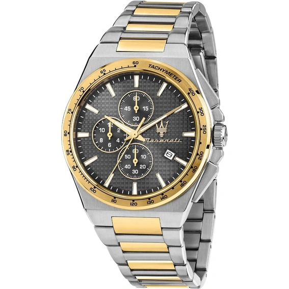 Maserati Velocita Chronograph Stainless Steel Grey Dial Quartz R8873653002 Men's Watch