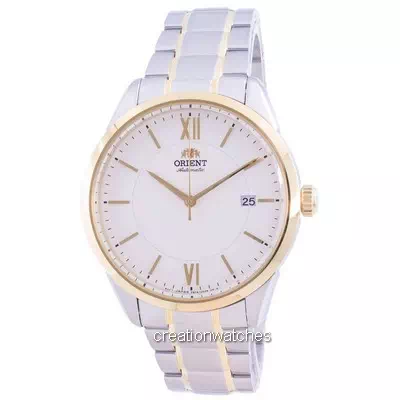 นาฬิกาข้อมือผู้ชาย Orient Classic White dial Automatic RA-AC0013S10D 100M