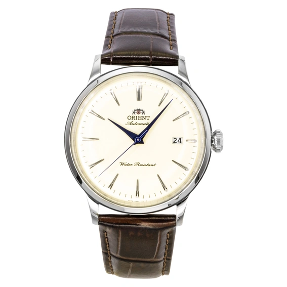 Orient Classic Bambino Leather Strap Ivory Dial Automatic RA-AC0033Y Men's Watch