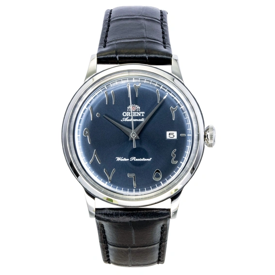 Orient Classic Bambino Leather Strap Navy Blue Dial Automatic RA-AC0036L Men's Watch