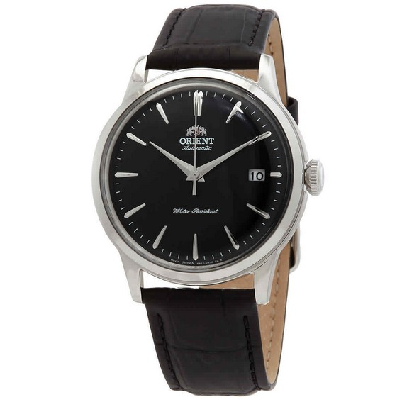 Relógio masculino Orient Classic Bambino mostrador preto automático RA-AC0M02B10B