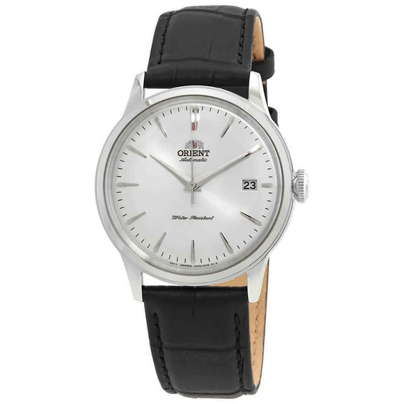 Relógio masculino Orient Classic Bambino mostrador branco automático RA-AC0M03S10B
