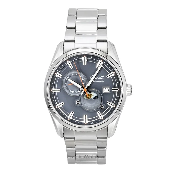 Orient Stretto 75th Anniversary Limited Edition Sun And Moon Grey Dial Automatic RA-AK0311N Men's Watch