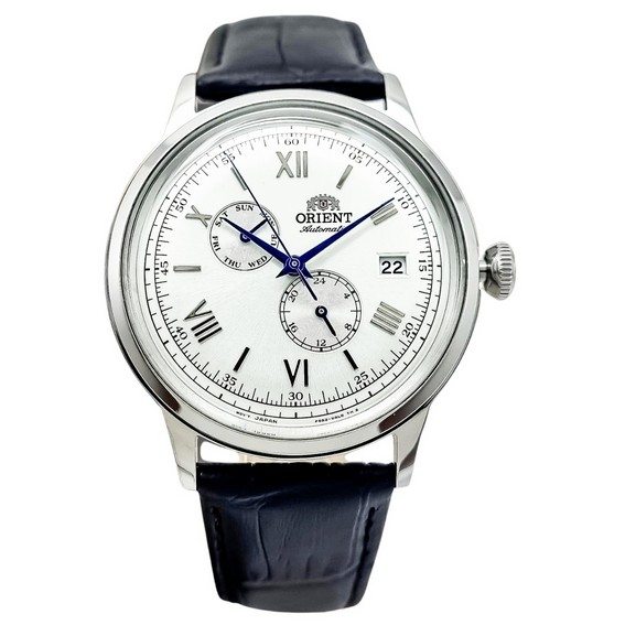 Orient Bambino Version 8 Classic Leather Strap White Dial Automatic RA-AK0701S10B RA-AK0701S30B Men's Watch