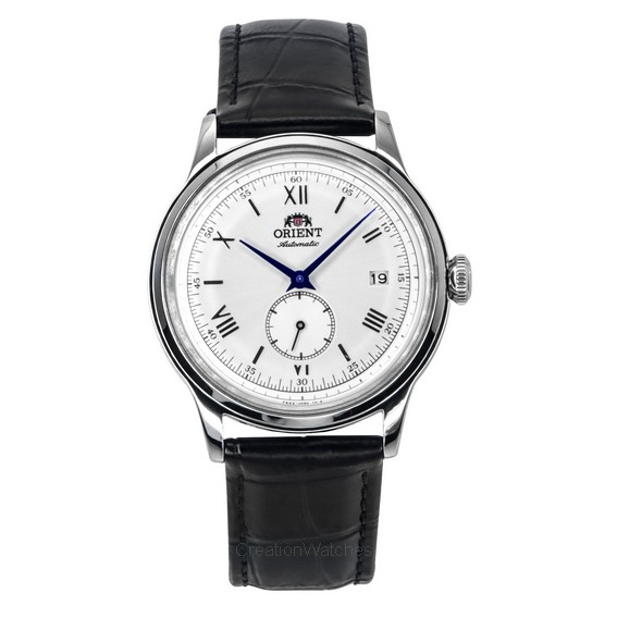 Orient Classic Bambino Version 2 Small Seconds Black Leather Strap Silver Dial Automatic RA-AP0104S Men's Watch