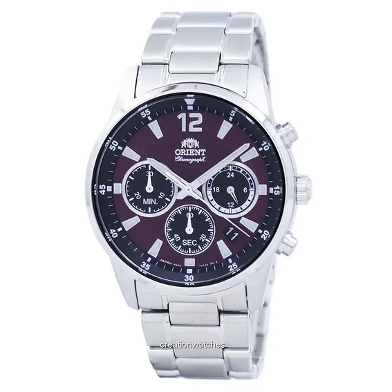 Orient Sports Chronograph Quartz Japan Made RA-KV0004R00C Men's Watch