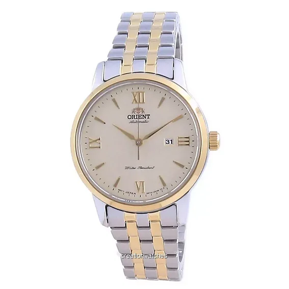 Orient Contemporary Champagne Dial Two Tone Stainless Steel Automatic RA-NR2001G10B Women's Watch