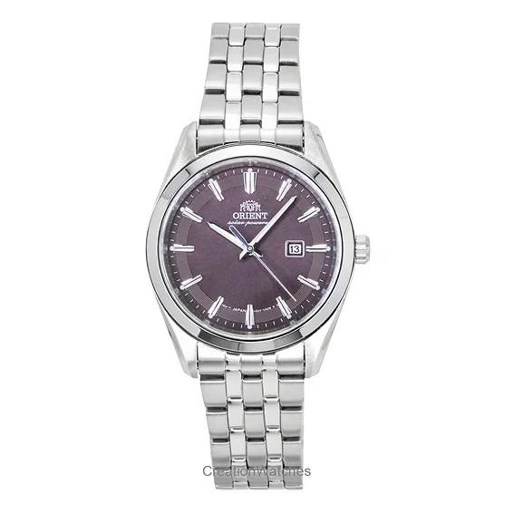 Orient Stretto Stainless Steel Brown Dial Solar RA-WG0603R Women's Watch