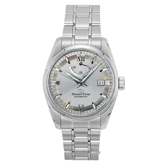 Orient Star Contemporary Stainless Steel Grey Dial Automatic RE-AU0110N 100M Men's Watch