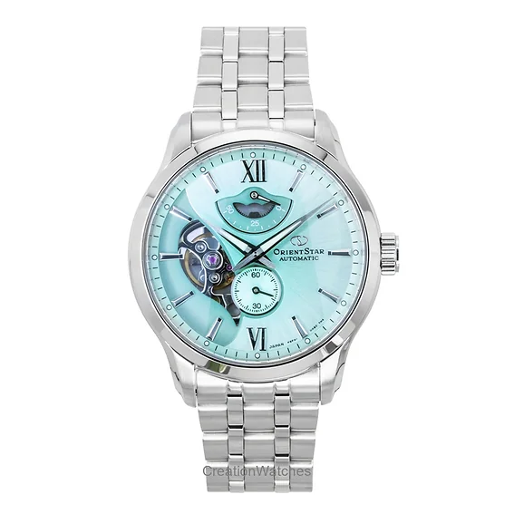Orient Star Contemporary Limited Edition Open Heart Mint Green Automatic RE-AV0B11E 100M Men's Watch