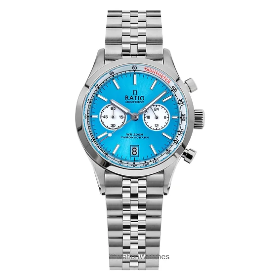 RATIO Street Racer chronograph reverse panda 200M watch