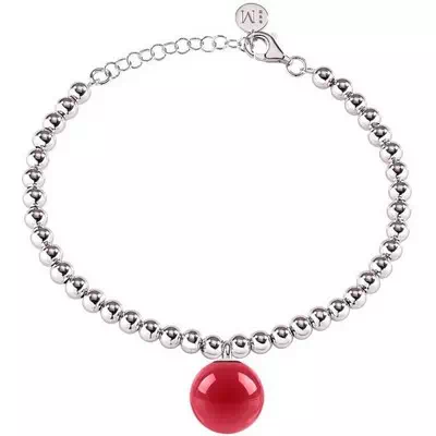 Morellato Boule Edelstahl Perlenkette SALY23 Damen Armband