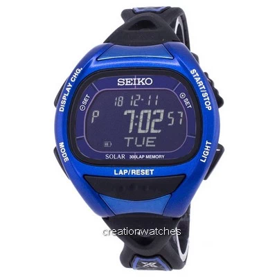 Đồng hồ Seiko Prospex SBEF029 Super Runner Lap Memory Solar Men's Watch vi