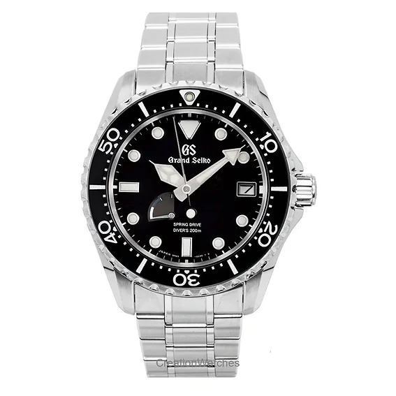 Grand Seiko Sport Spring Drive Stainless Steel Black Dial Automatic Diver's SBGA461G 200M Men's Watch
