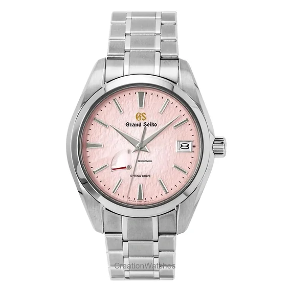 Grand Seiko Heritage Limited Edition 20th Anniversary Titanium Pink Dial Automatic SBGA497G 100M Men's Watch