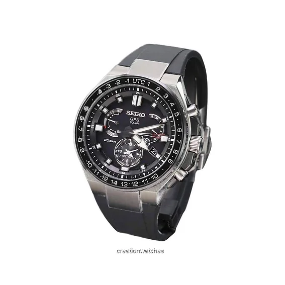 Seiko Astron SBXB169 GPS Solar Titanium Power Reserve Japan Made Men's Watch