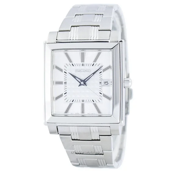 Seiko Quartz Square Shape SGEE03 SGEE03P1 SGEE03P Men's Watch