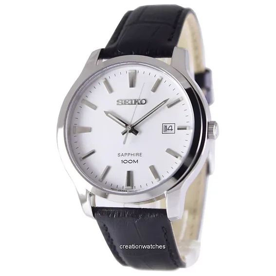 Seiko Neo Classic Quartz Sapphire 100M SGEH43 SGEH43P1 SGEH43P Men's Watch