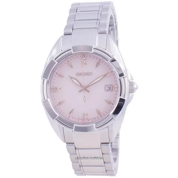 Seiko Discover More Diamond Accents Quartz SKK725 SKK725P1 SKK725P 100M Women's Watch