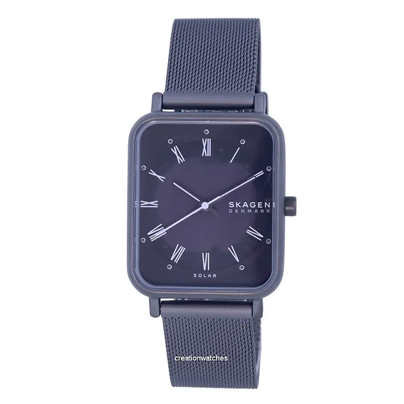 Skagen Ryle Stainless Steel Mesh Grey Dial Solar SKW3000 Women's Watch