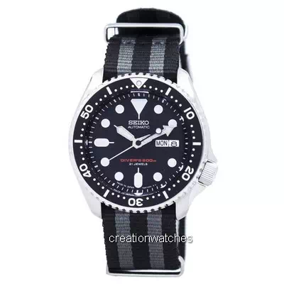 นาฬิกาข้อมือผู้ชาย Seiko Automatic Diver's NATO 200M SKX007J1-NATO1