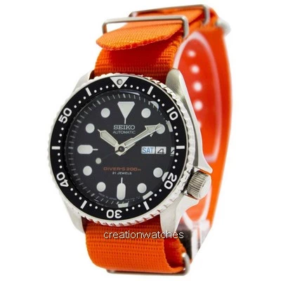 นาฬิกาผู้ชาย Seiko Automatic Diver's 200M NATO Strap SKX007J1-NATO7