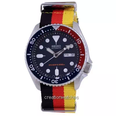 Reloj para hombre Seiko Automatic Diver's Polyester SKX009K1-var-NATO26 200M