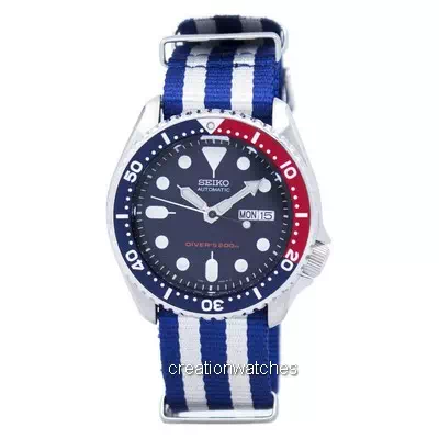 นาฬิกาผู้ชาย Seiko Automatic Diver's 200M NATO Strap SKX009K1-NATO2
