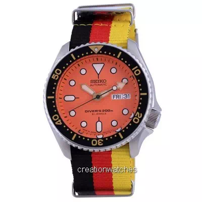 Seiko Automatic Diver's Japan Made Polyester SKX011J1-var-NATO26 200M Men's Watch