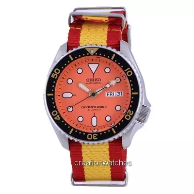 Seiko Automatic Diver's Japan Made Polyester SKX011J1-var-NATO29 200M Men's Watch