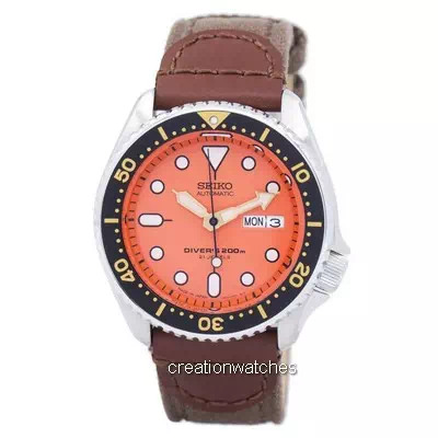 Seiko Automatic Diver's Canvas Armband SKX011J1-NS1 200M Herrenuhr