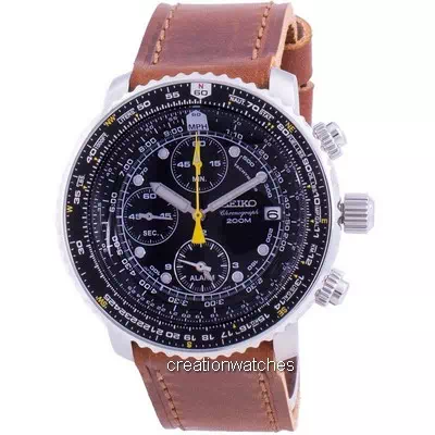 นาฬิกาผู้ชาย Seiko Pilot's Flight SNA411P1-VAR-LS9 Quartz Chronograph 200M