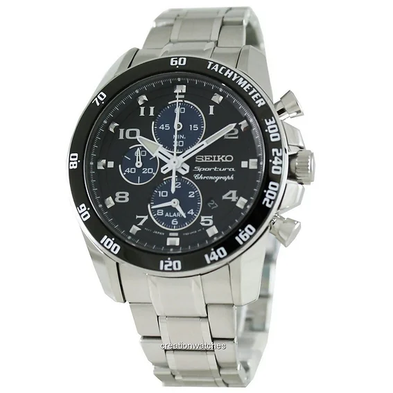 Seiko Quartz Sportura Chronograph SNAE63 SNAE63P1 SNAE63P Men's Watch