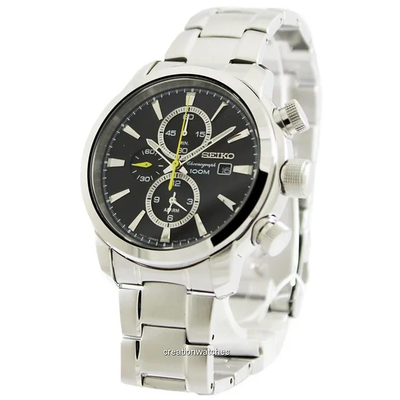 Seiko Chronograph SNAF45P1 SNAF45P SNAF45 Men's Watch