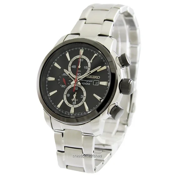 Seiko Chronograph SNAF47P1 SNAF47P SNAF47 Men's Watch