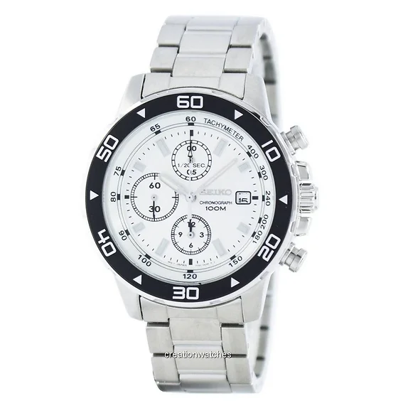 Seiko Quartz Chronograph Tachymeter SND797 SND797P1 SND797P Men's Watch