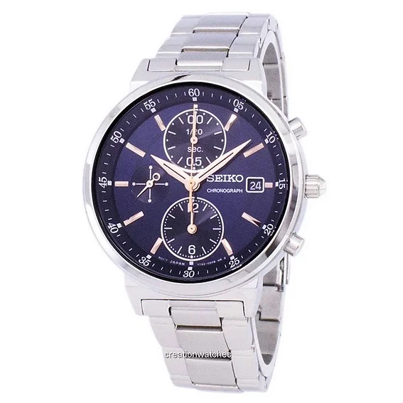 Seiko Chronograph Quartz SNDV21 SNDV21P1 SNDV21P Women's Watch