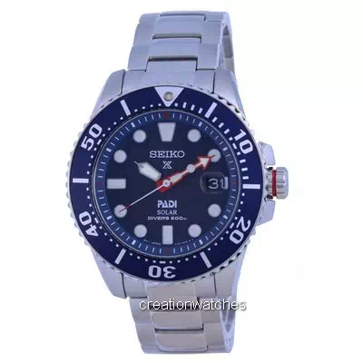 Đồng hồ nam Seiko Prospex Padi Special Edition Blue Dial Solar Diver's  SNE549 SNE549P1 SNE549P 200M vi