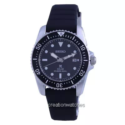 Relógio masculino Seiko Prospex Compact Scuba Solar Diver SNE573 SNE573P1 SNE573P 200M