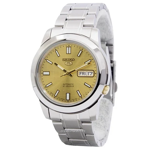 Seiko 5 Automatic 21 Jewels Japan Made SNKK15 SNKK15J1 SNKK15J Men's Watch