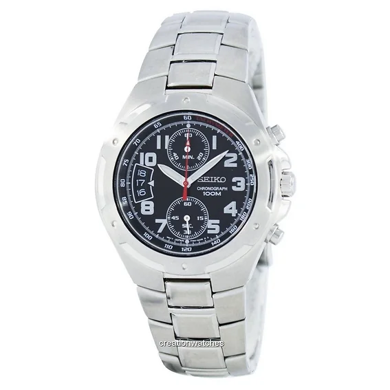 Seiko Chronograph Quartz Tachymeter SNN137 SNN137P1 SNN137P Men's Watch