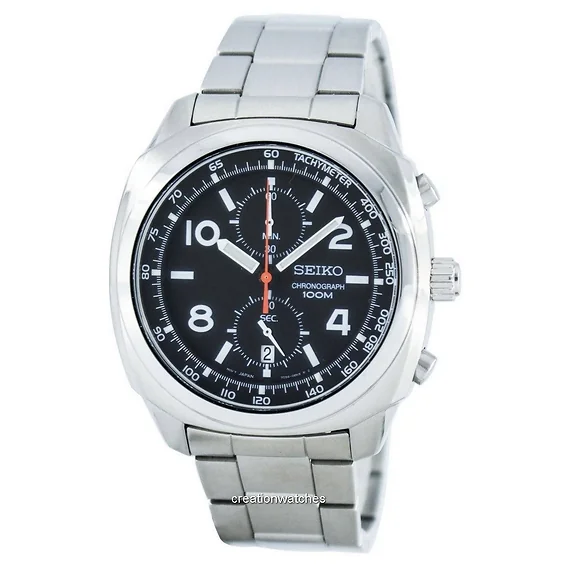 Seiko Chronograph Quartz Tachymeter SNN209 SNN209P1 SNN209P Men's Watch