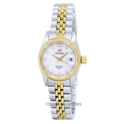 Orient Oyster Automatic Diamond Accent Japan Made SNR16002W Women's Watch