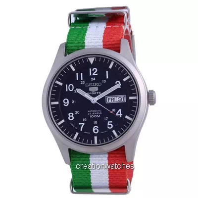 Seiko 5 Sports Automatic Polyester SNZG11J1-var-NATO23 100M Men's Watch