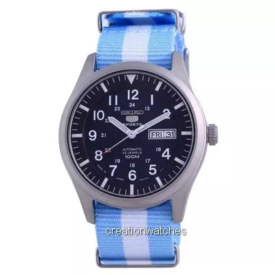 Seiko 5 Sports Automatic Polyester SNZG11J1-var-NATO24 100M Men's Watch
