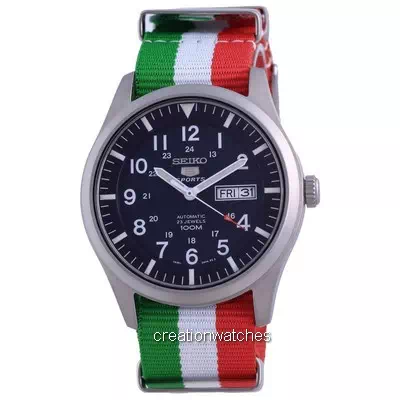 Đồng hồ nam Seiko 5 Sports Automatic Polyester SNZG11K1-var-NATO23 100M