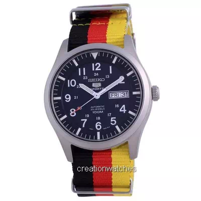 Seiko 5 Sports Automatic Polyester SNZG11K1-var-NATO26 100M Men's Watch